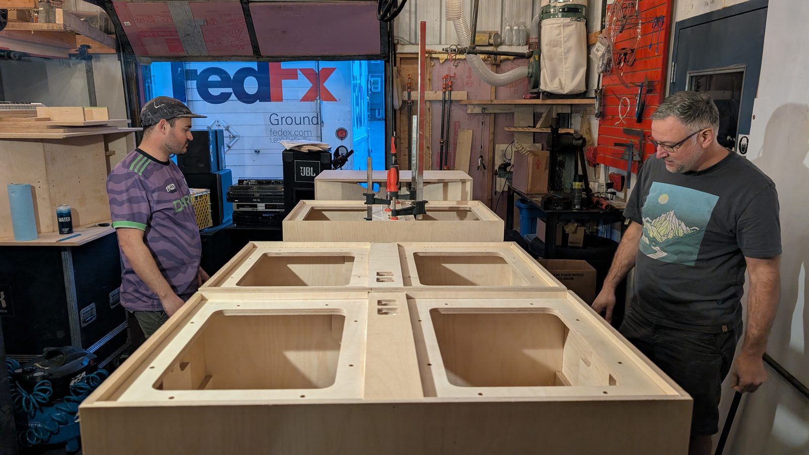 Flora Sound System build photo